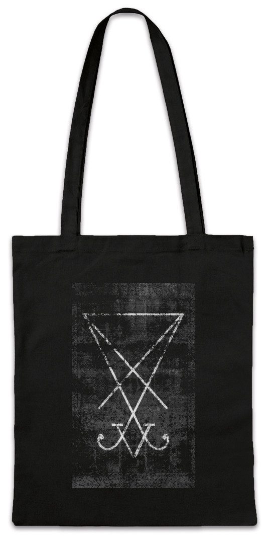 Beuteltasche Tarot Sigil of Lucifer Stofftasche Karte Karten card Siegel Luzifer