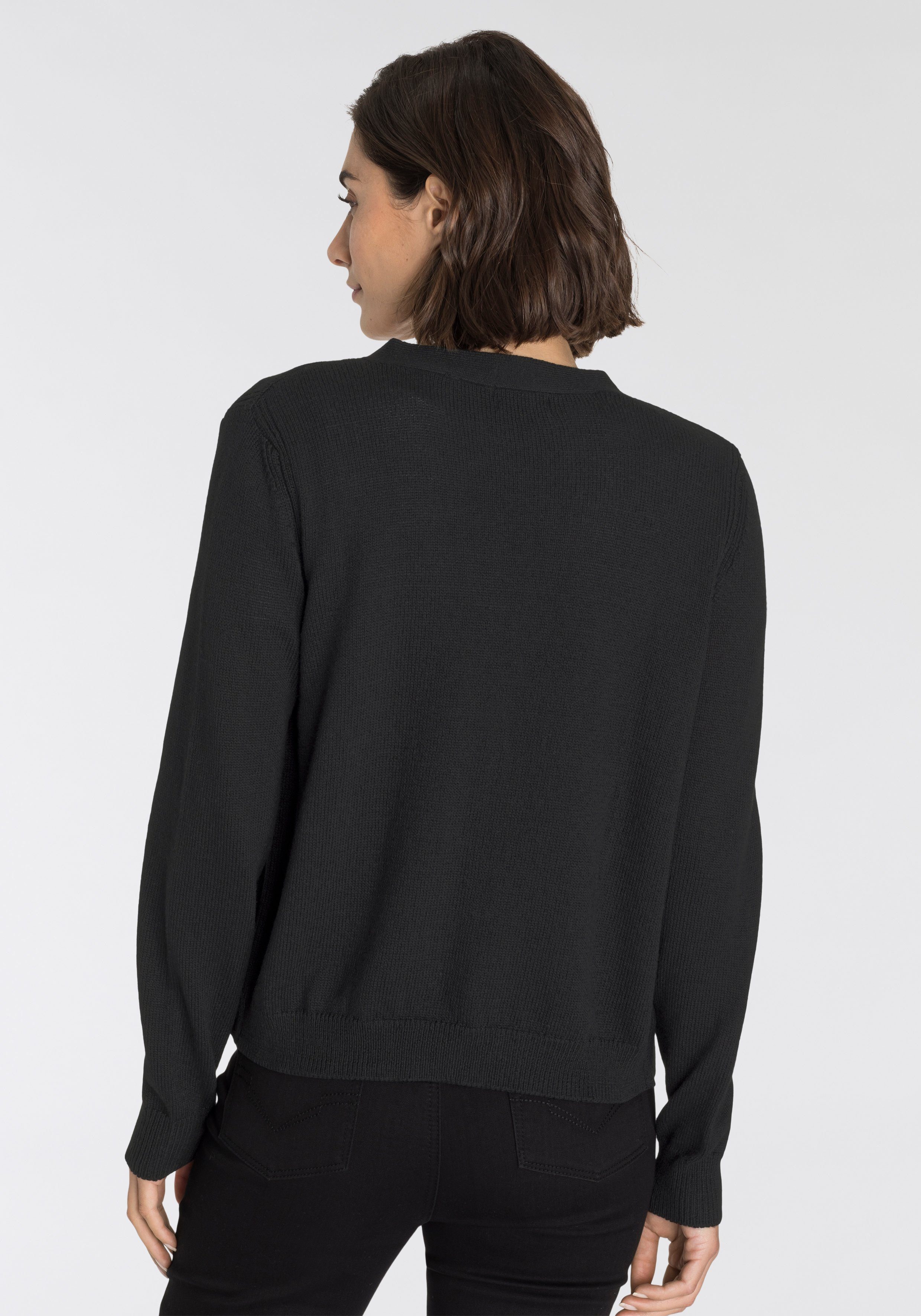 Damen Jacken OTTO products Strickjacke CARDIGAN nachhaltig aus recycelter Polyester-Strickqualität - NEUE KOLLEKTION