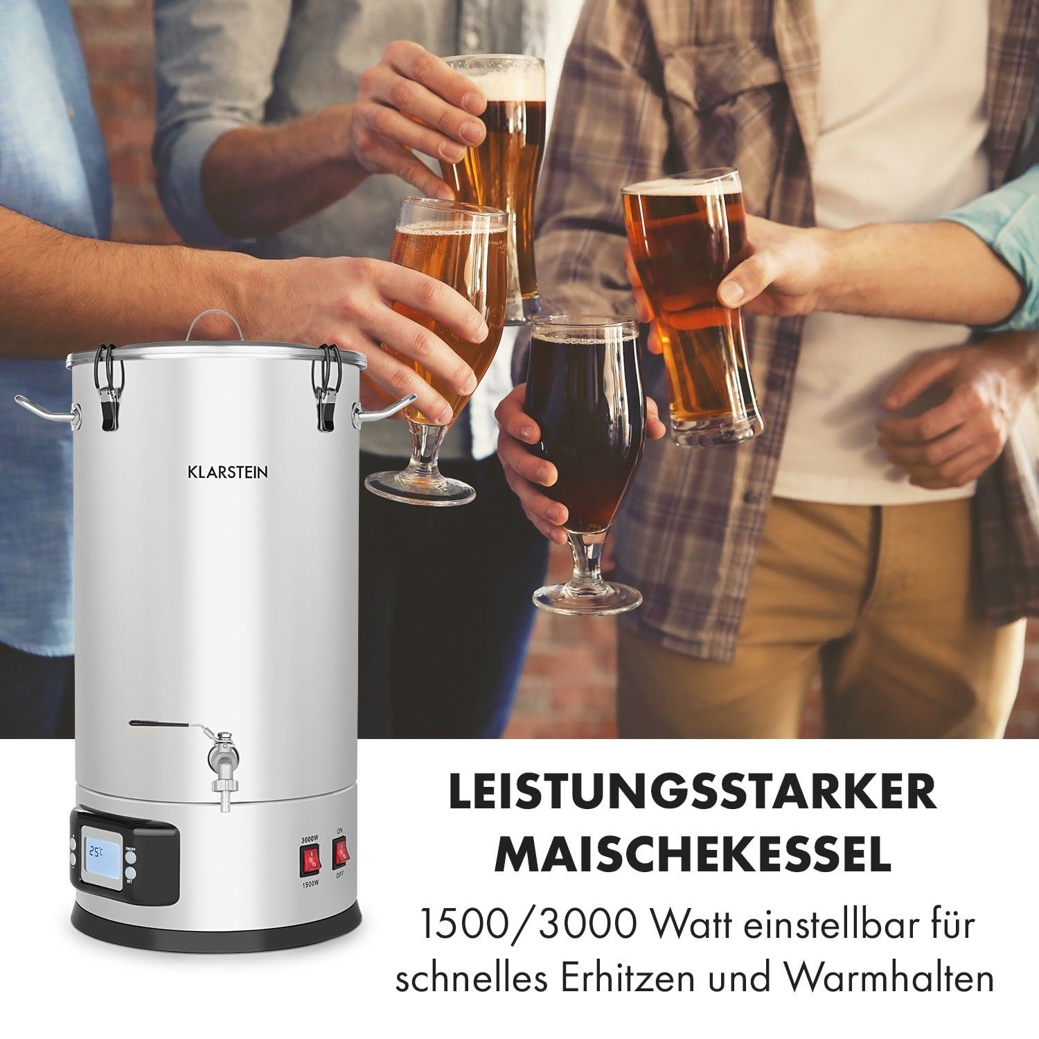 Klarstein Bierzapfanlage Maischfest
