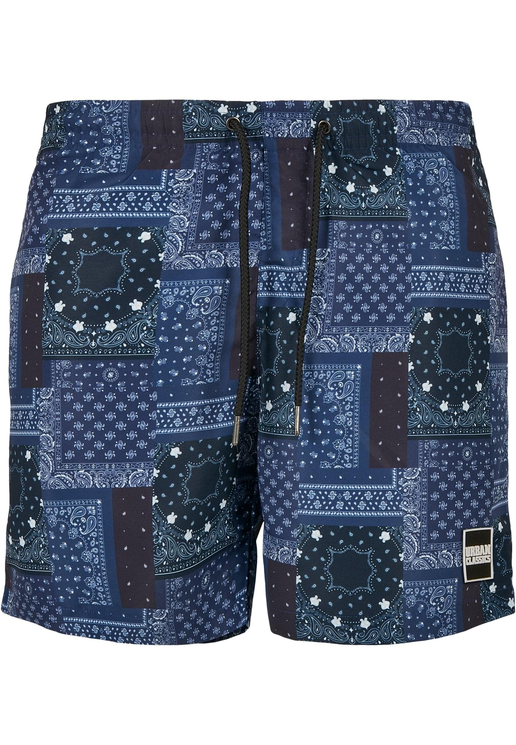 URBAN CLASSICS Badeshorts Urban Classics Herren Pattern Swim Shorts