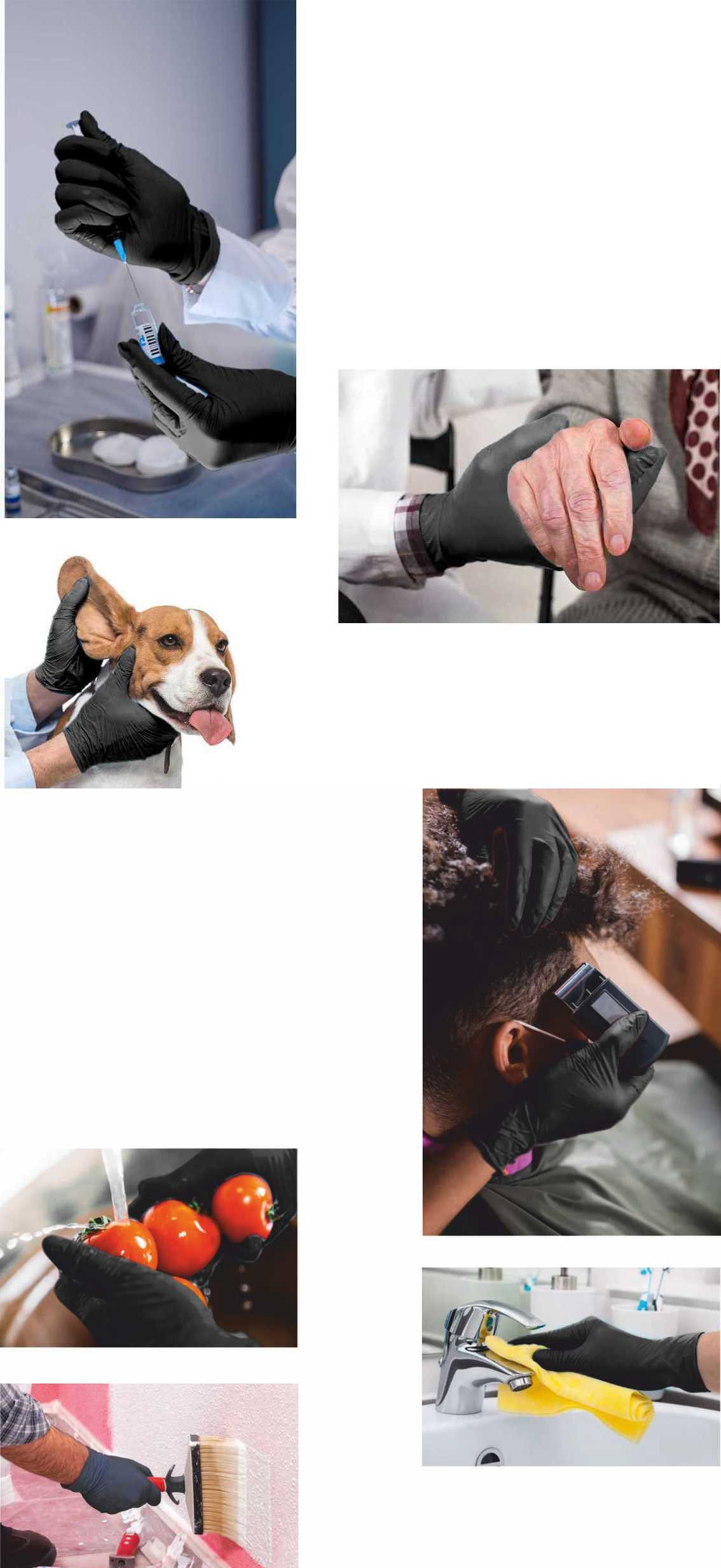 SFM ® Nitril-Handschuhe BLACKLETS GRIP+ : pf F-tex schwarz Einmalhandschuhe Einweghandschuhe