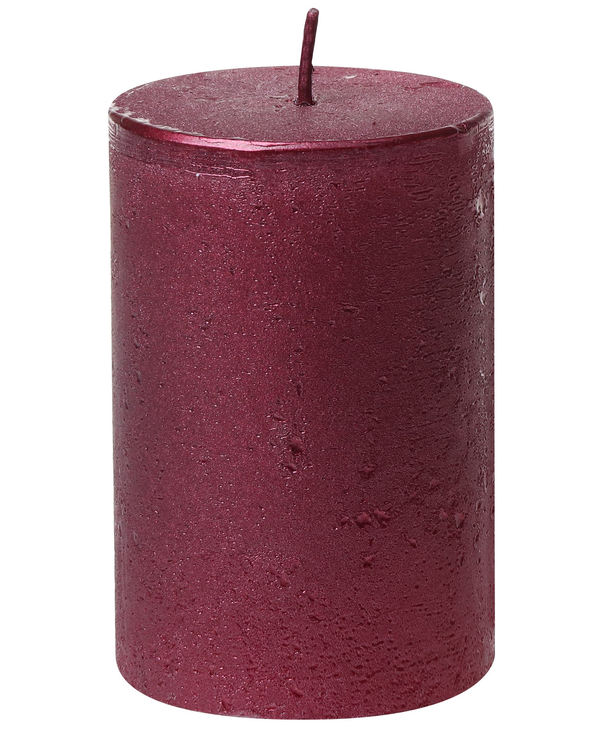 Steinhart Kerzen Rustic-Kerze Stumpenkerze "Rustic-Glanz" Altrot 100/68 mm günstig online kaufen