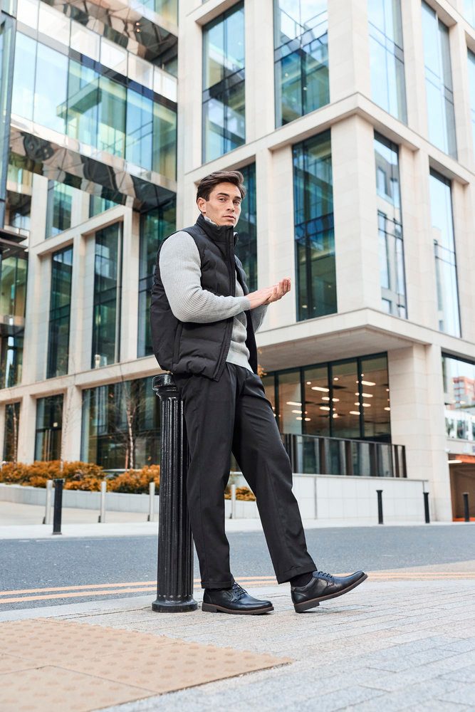 Rieker Schnürschuh Halbschuh, Business-Schnürer, Anzugschuh mit Blockabsatz