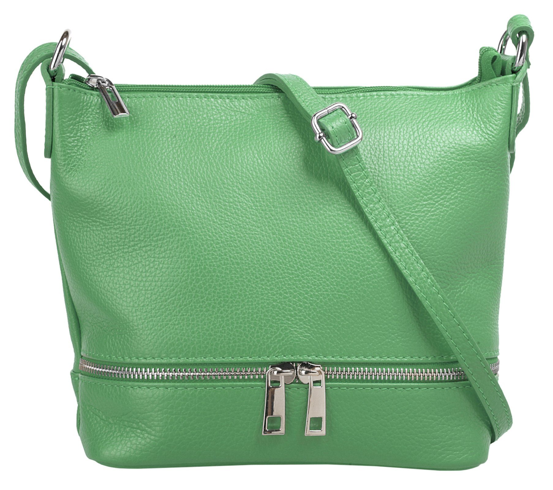 Cluty Umhängetasche CLUTY Damen echt Leder, Made in Italy, echt Leder, Made in Italy