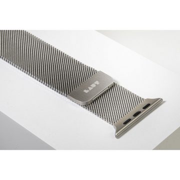 LAUT Smartwatch-Armband Laut Ultra Loop Armabnd für Apple Watch Ultra 49 mm - Titanium