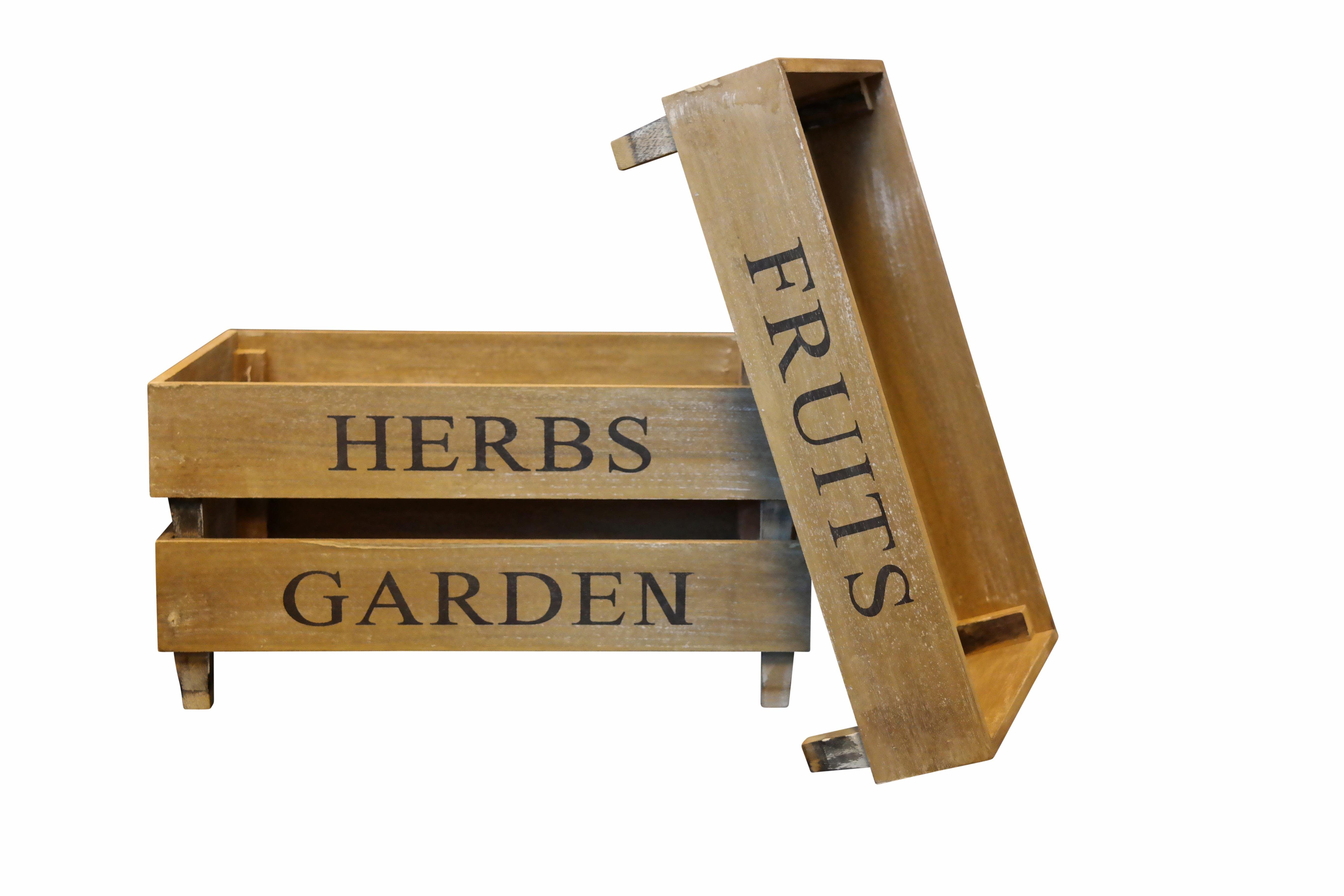 Myflair Möbel & Accessoires Kiste Fruit Herbs Garden (Set, 3)