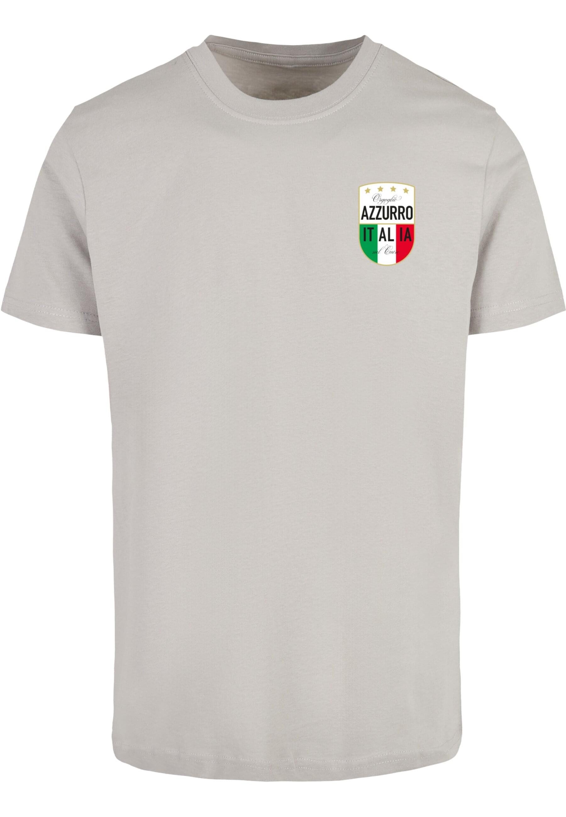 MisterTee T-Shirt MisterTee Azurro Italia Crest günstig online kaufen