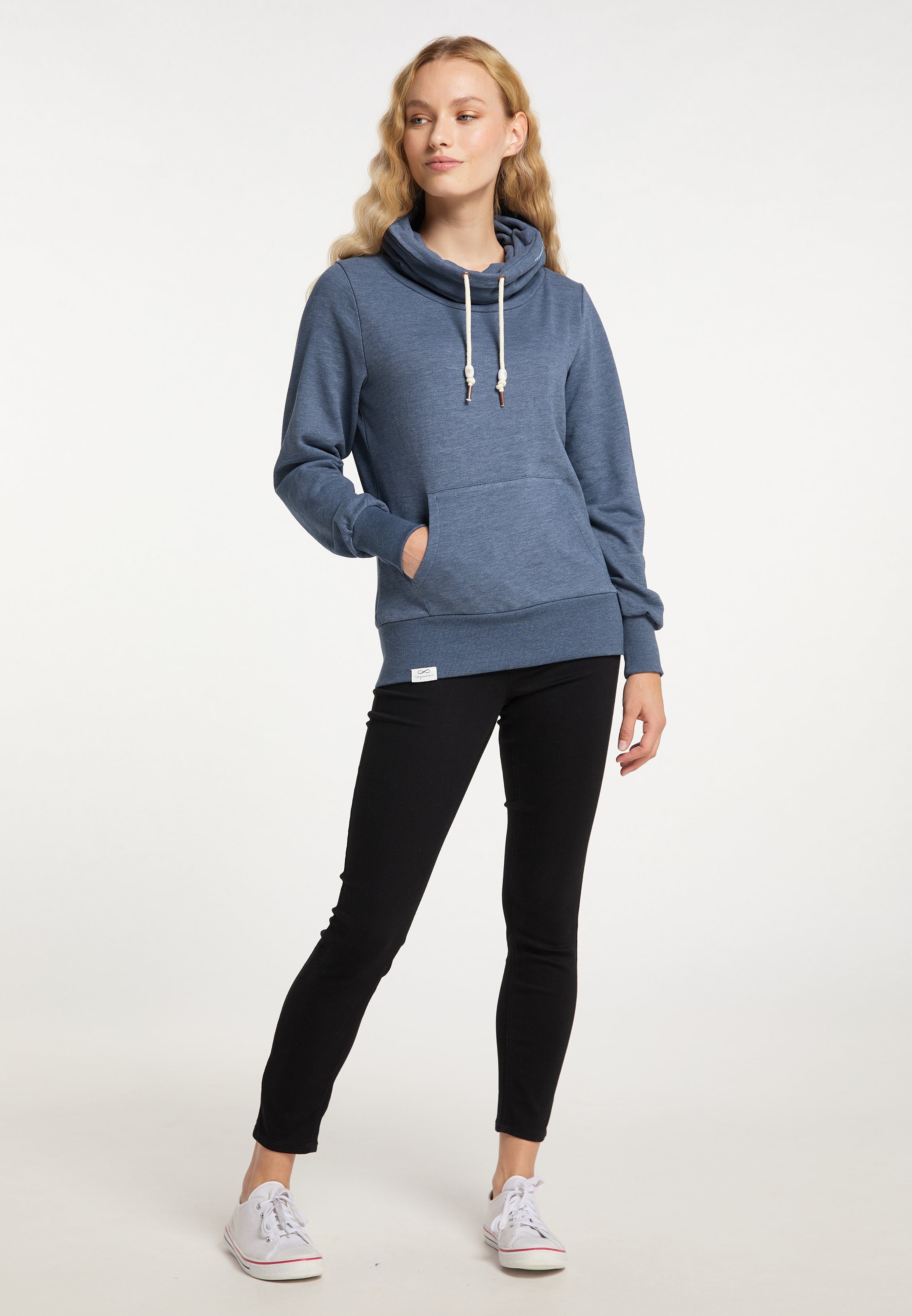 Ragwear Sweatshirt ANNIKA CRYSTAL ORGANIC Nachhaltige & Vegane Mode BLUE
