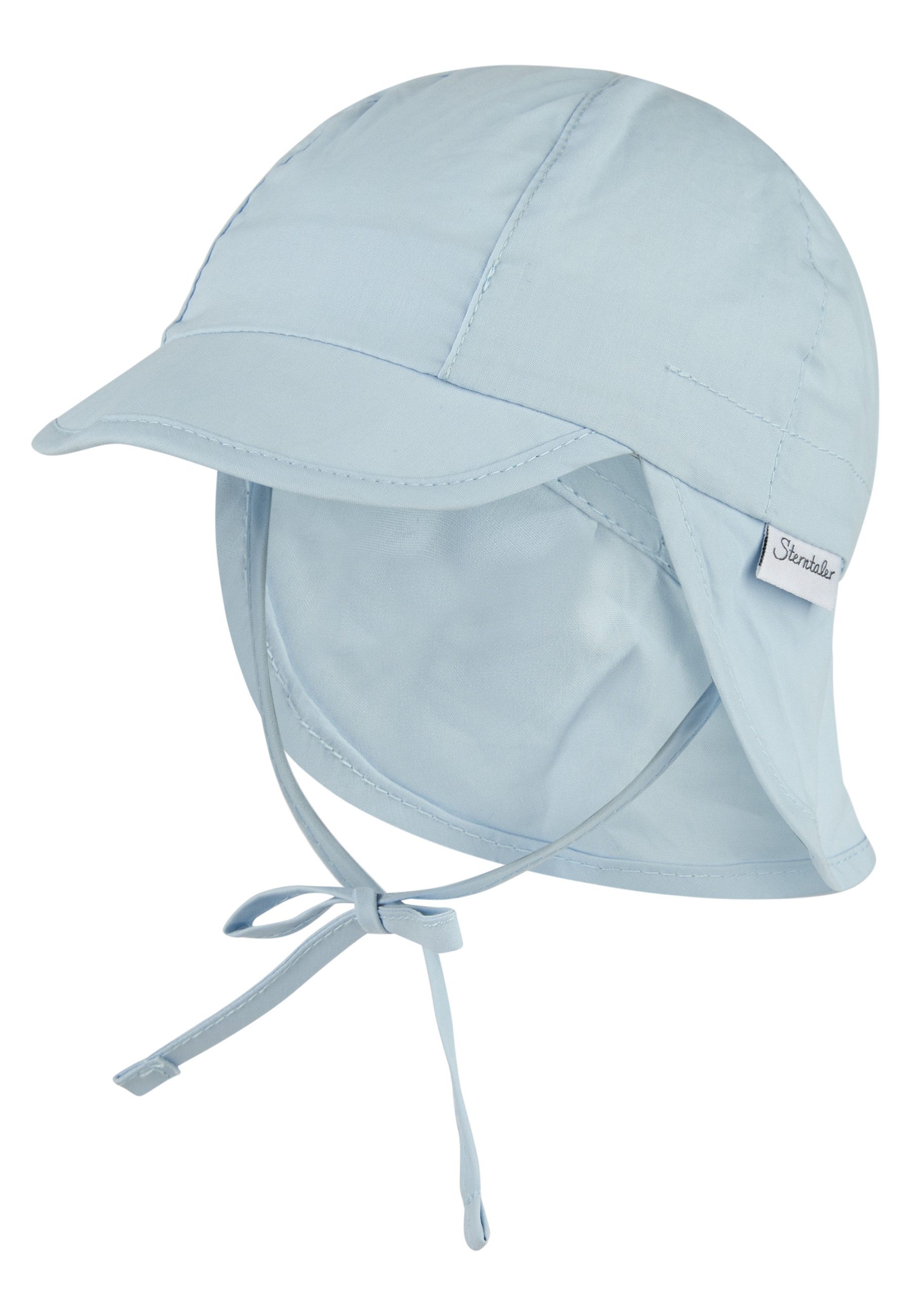 Sterntaler® Schirmmütze UV-Schutz 50+ Schirmmütze mit Nackenschutz uni (1-St) Mütze mit Nackenschutz aus UV-Popeline unifarben
