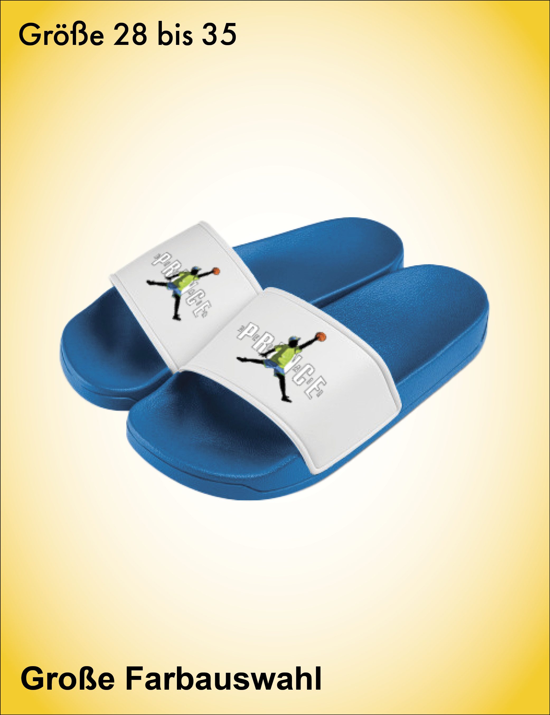 Youth Designz Fresh Prince Kinder Badelatschen Flip Flops Badeschuh mit coolem Motiv – Bild 4 von 5