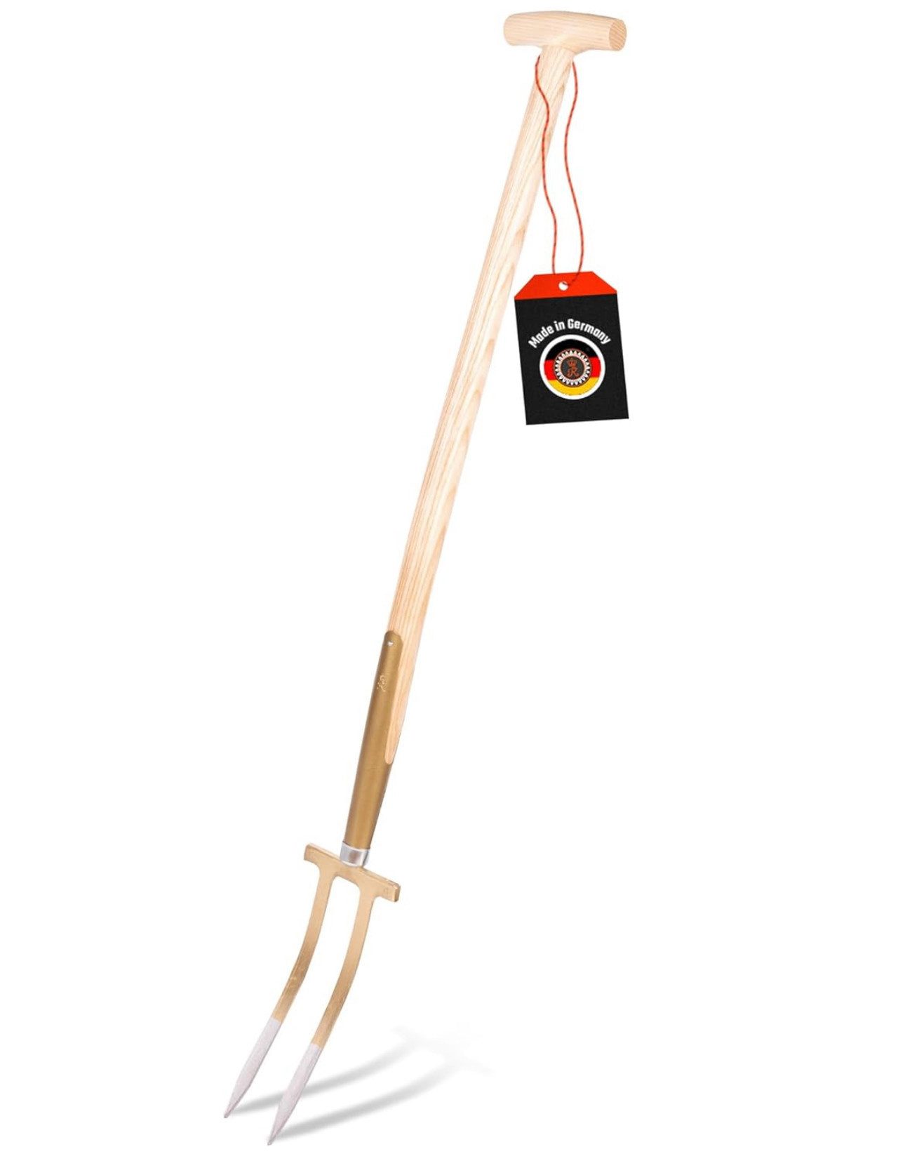 SHW FIRE Резаки для сорняков SHW-FIRE, Rosengabel mit 85 cm T-Griff aus Eschenholz, Bajonettzinken