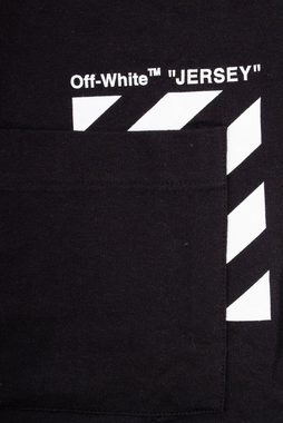 OFF-WHITE T-Shirt Off White Herren T-Shirt Diag-stripe OMAA128C99JER0010110 TEA