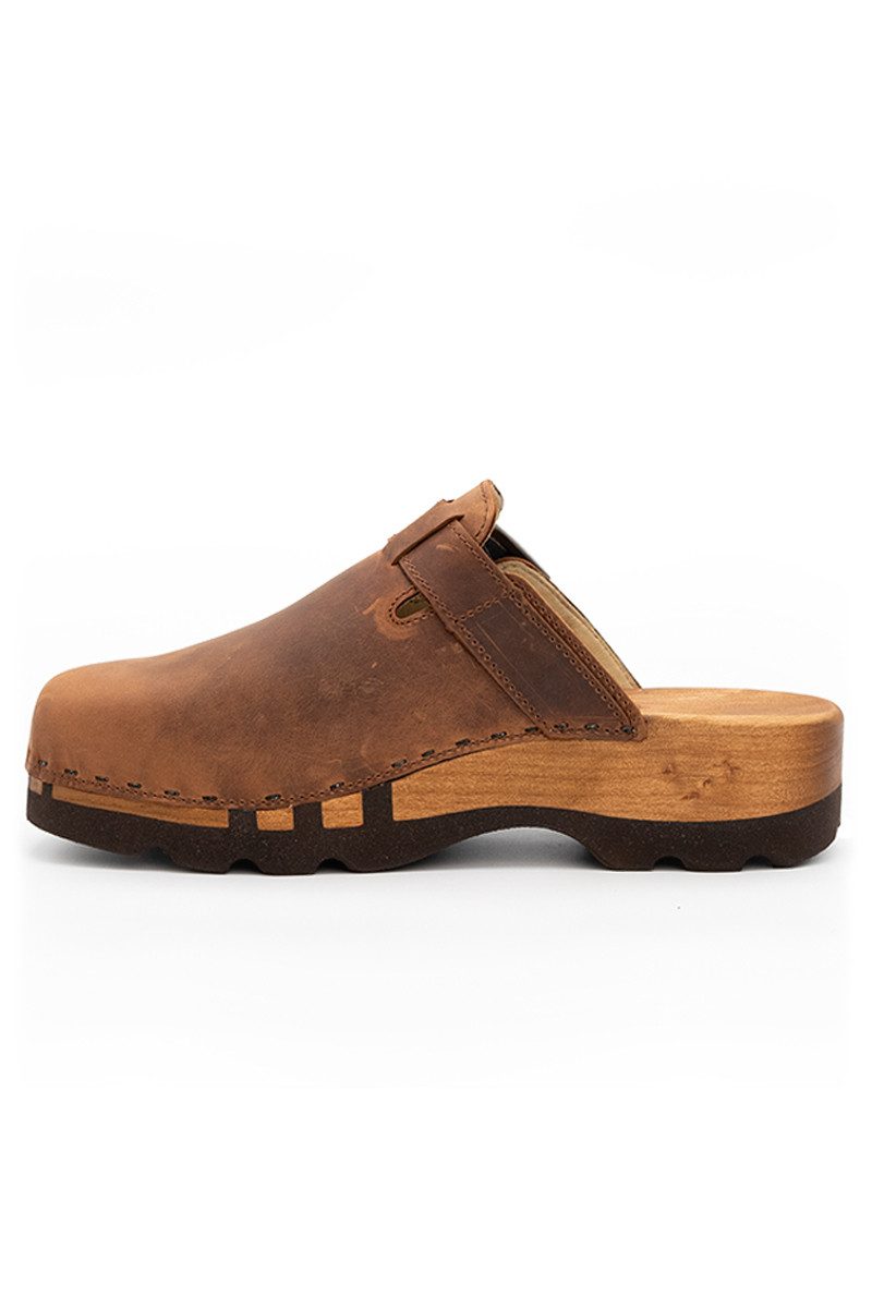 woody GmbH Clogs Herren - LUKAS - tabak Sneaker