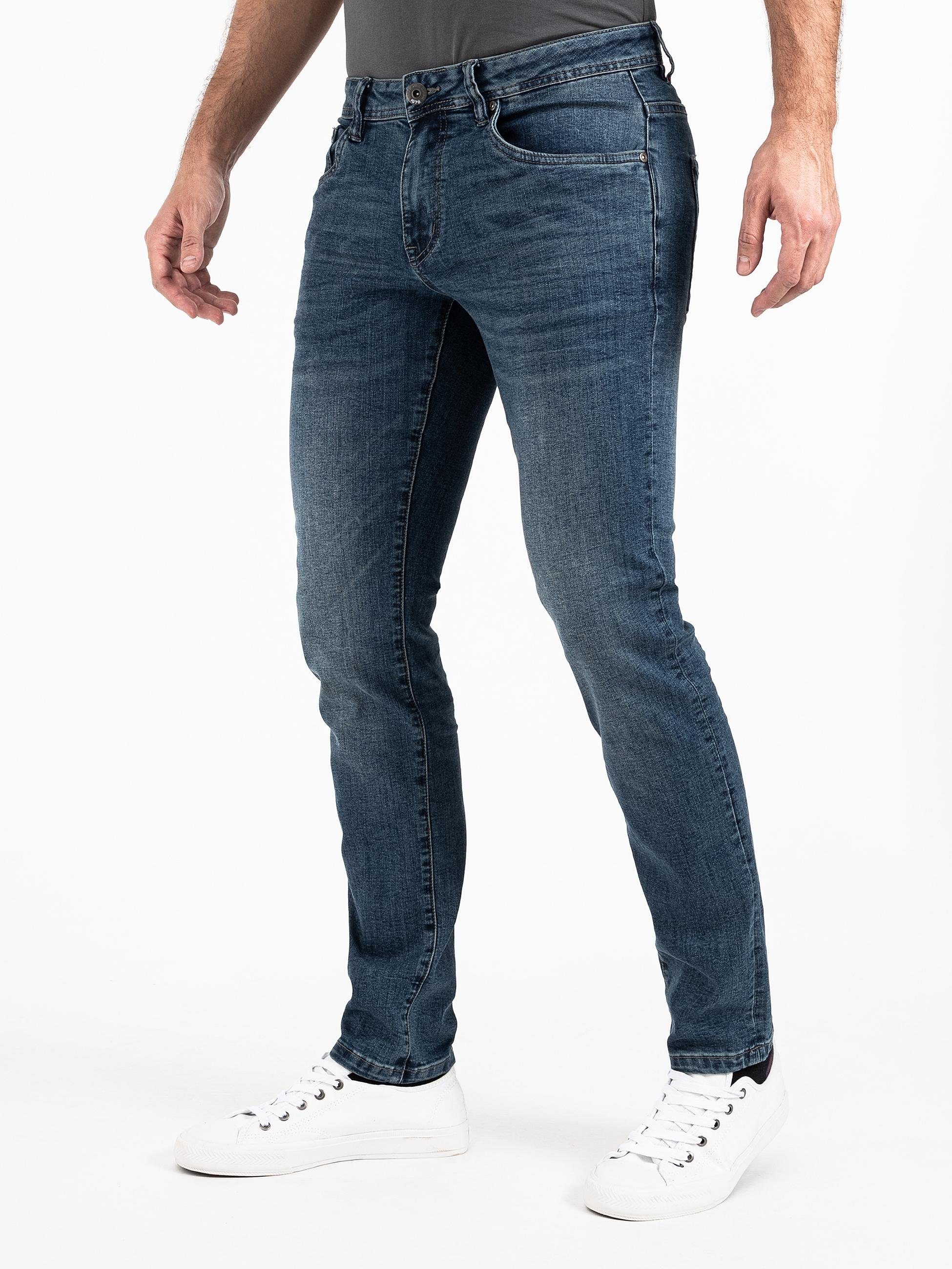 Slim-fit-Jeans mit TIME super hohem Mailand Stretch-Anteil Jeans blau Herren PEAK