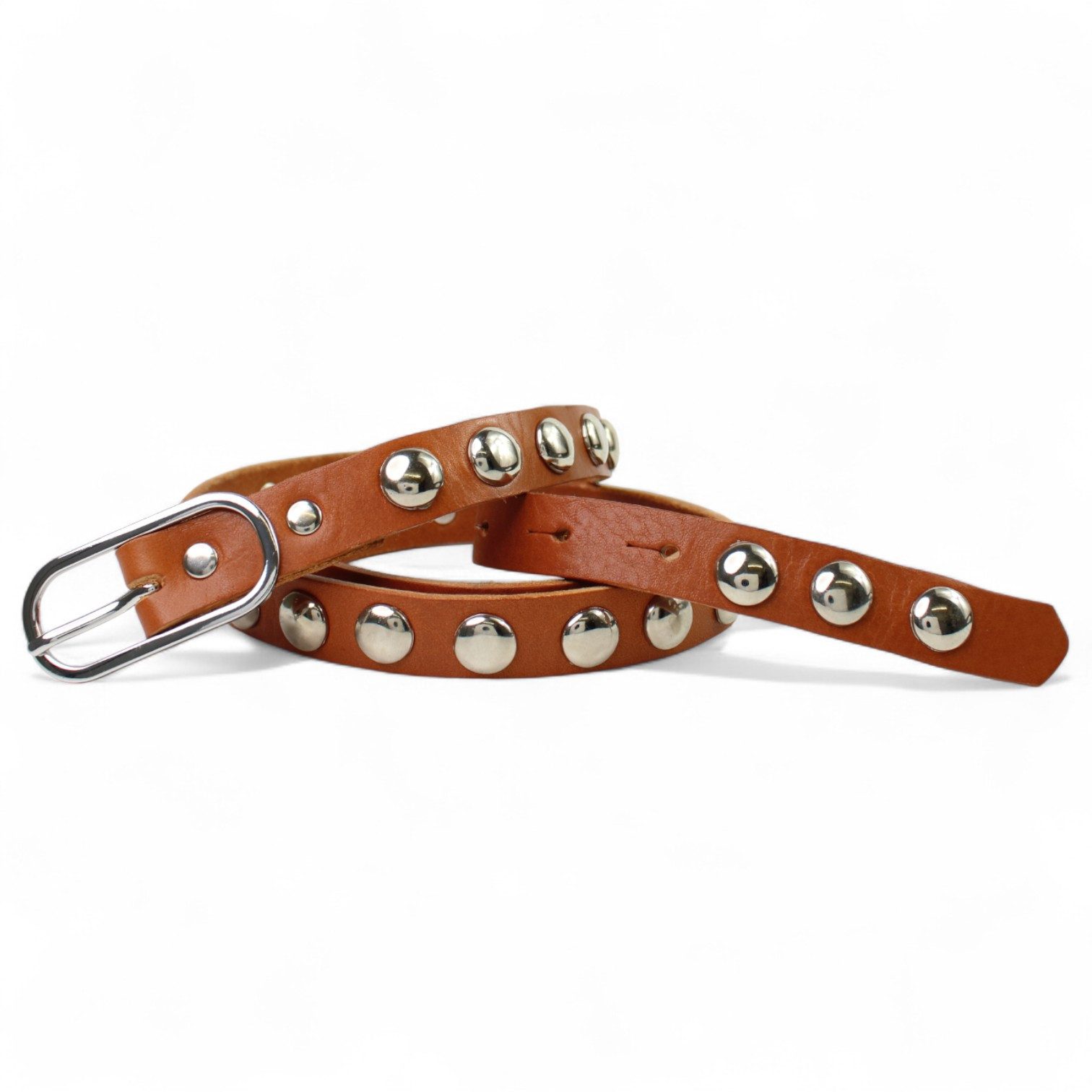 FRONHOFER Nietengürtel Damen Vollrindleder schmal (1-St) 2 cm, Nieten