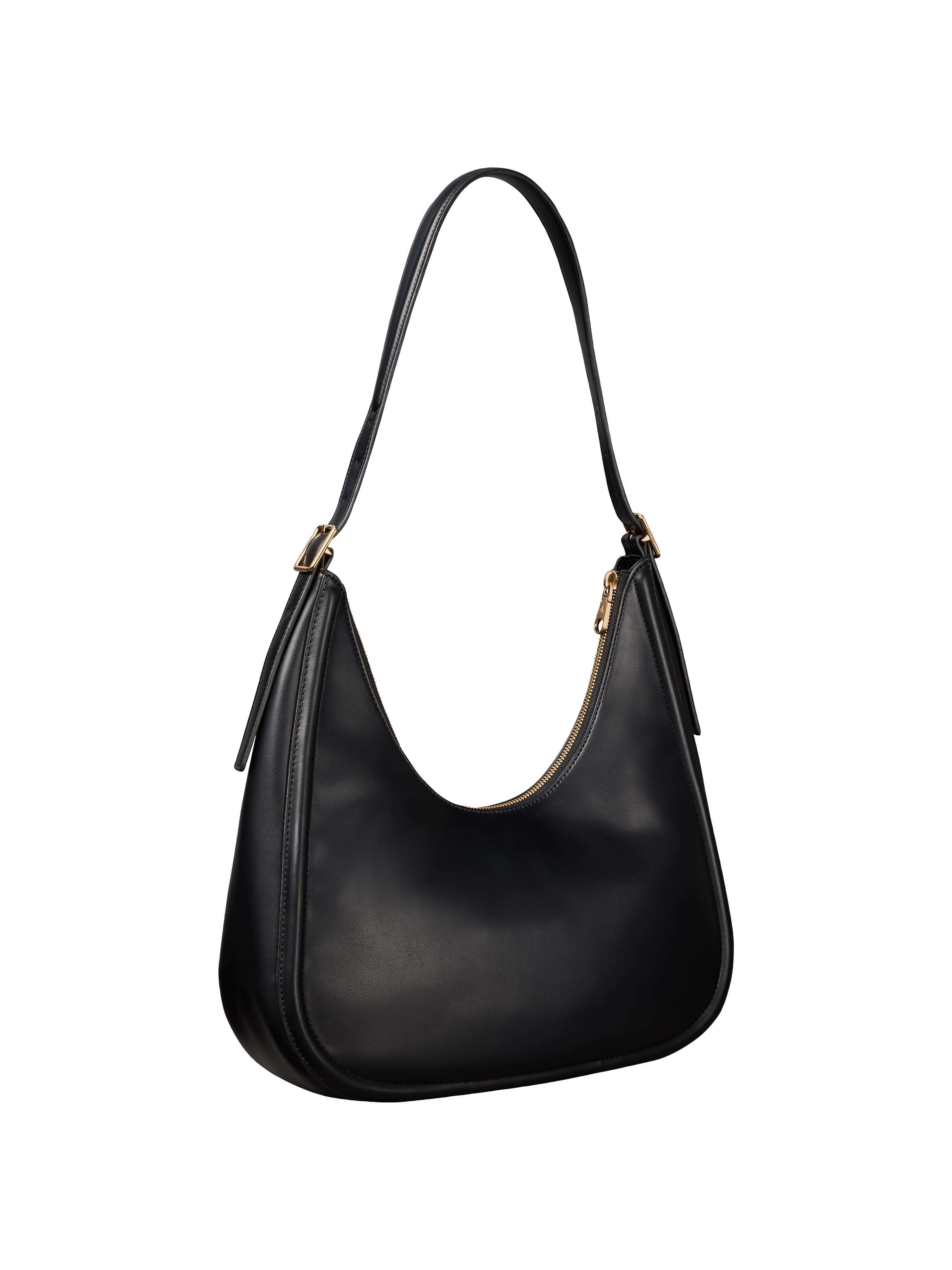 Calvin Klein Henkeltasche BOLD CK CRESCENT BAG, Schultertasche, Umhängetasche, Hobo Bag mit Logoschriftug