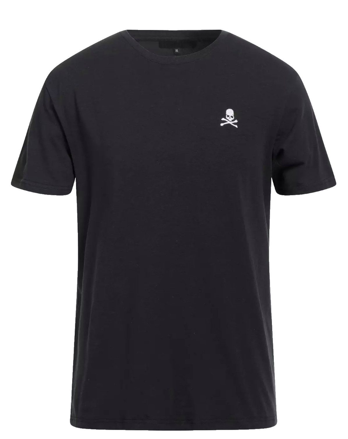 PHILIPP PLEIN T-Shirt Herren Shirt mit Totenkopf Stickerei Slim-Fit Zwei-Na günstig online kaufen