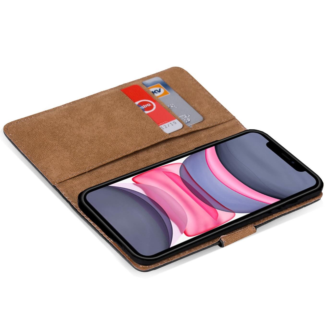 CoolGadget Handyhülle Book Case Handy Tasche für Apple iPhone 11 Pro 5,8 Zoll, Hülle Klapphülle Flip Cover für iPhone 11 Pro Schutzhülle stoßfest – Bild 4 von 5
