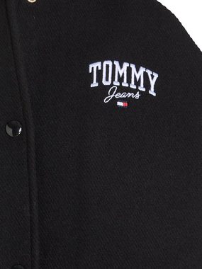 Tommy Jeans Outdoorjacke TJW CORD WOOL MIX LETTERMAN mit Logostickerei
