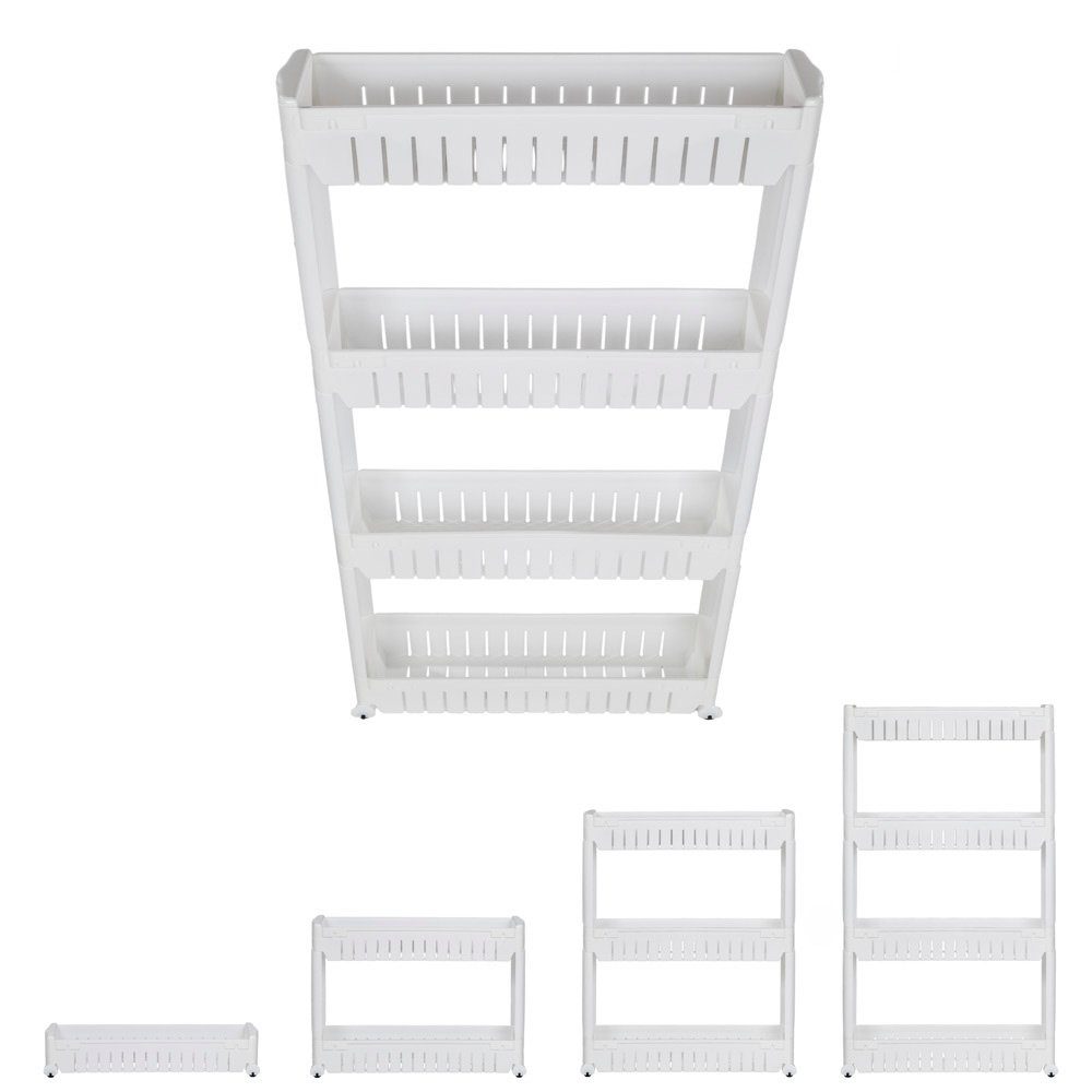 tectake Seitenregal Nischenregal, Set 1-tlg., 4 Ebenen günstig online kaufen