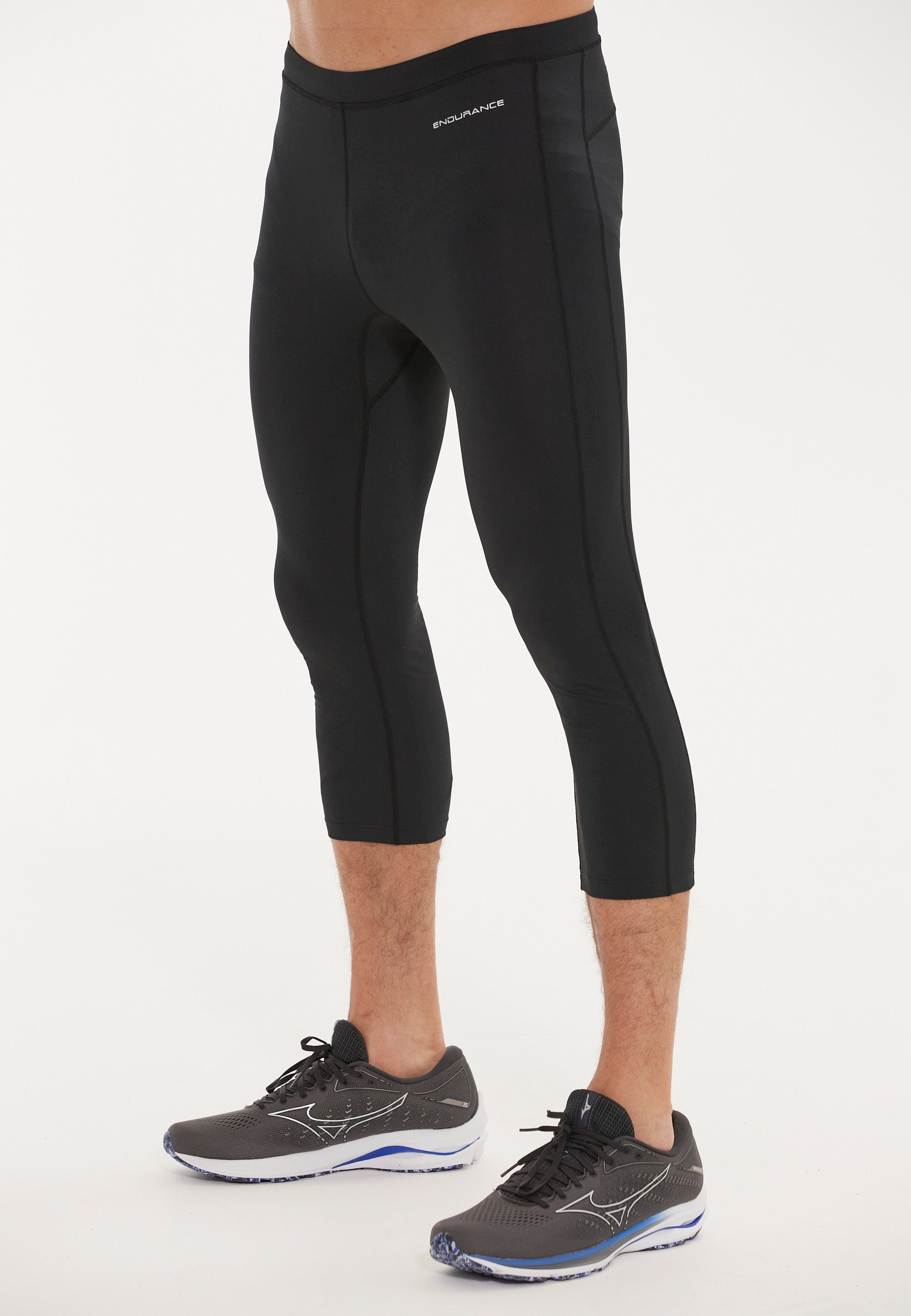 ENDURANCE Lauftights ZANE 3/4 mit feuchtigkeitsregulierende Materialien | Tights