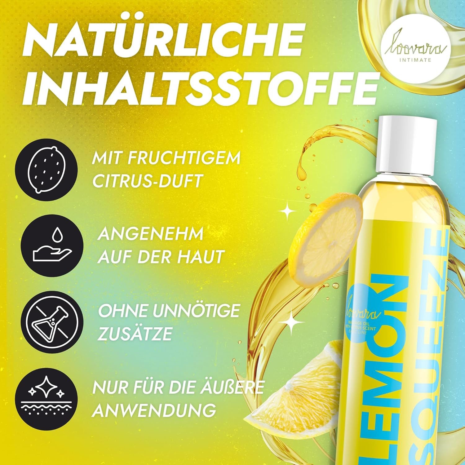 Loovara Massageöl Liebesöl auf Basis natürlicher Rohstoffe
