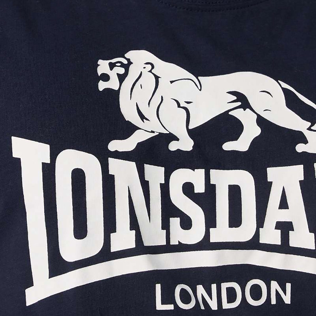 Herren 3XL Lonsdale Logo T-Shirt Lonsdale (1-tlg) T-Shirt navy