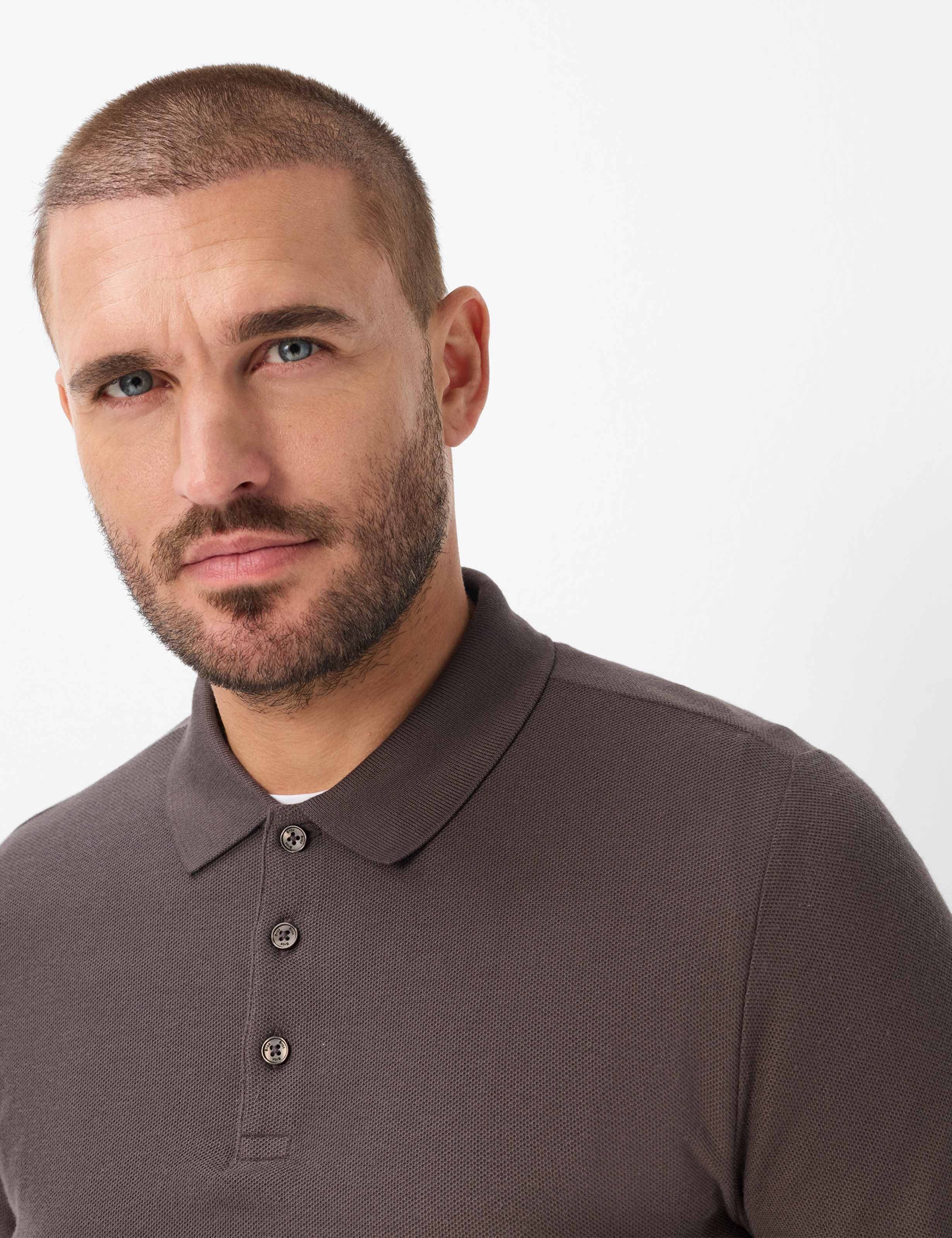 Brax Poloshirt Style PRINCETON Piqué: Poloshirt im Baumwoll-Modal-Mix – Bild 3 von 5