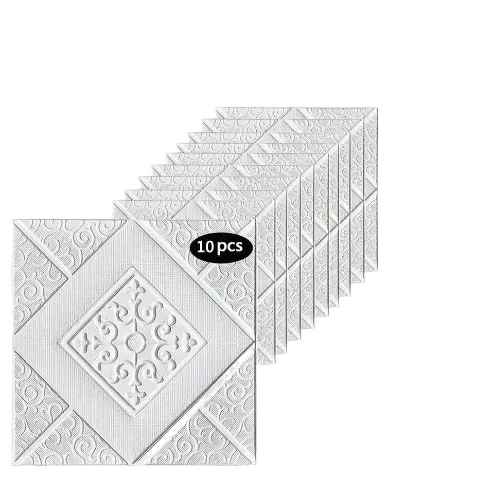 Coonoor Wandsticker 3D-Wandaufkleber,10PCS selbstklebende Tapete (10 günstig online kaufen