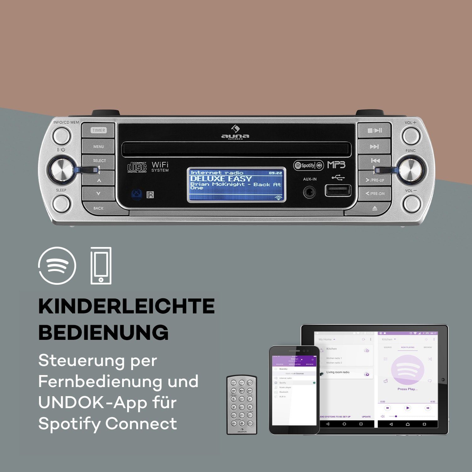 Auna KR-500 CD Radio (5.4 W)