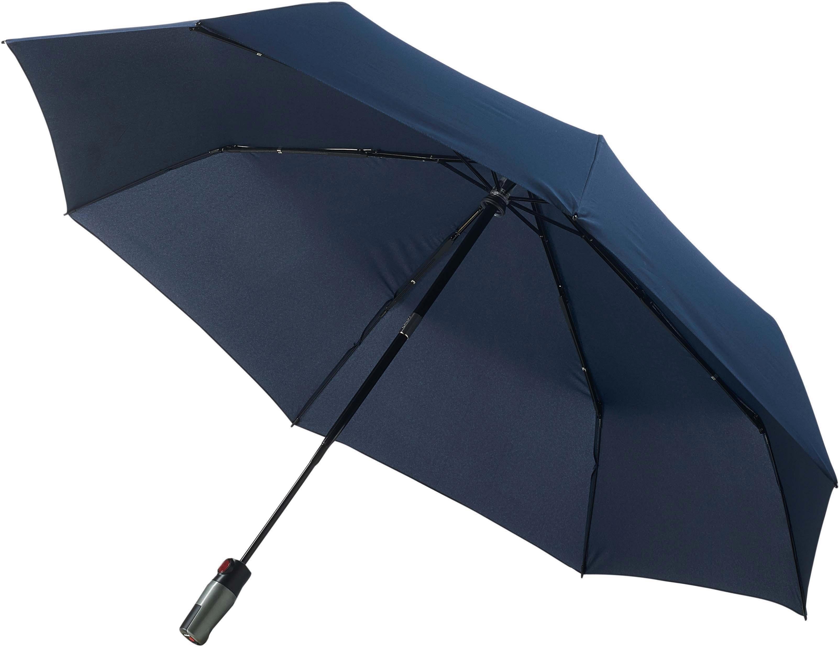 Knirps® Taschenregenschirm T.400 Large navy, Uni Personen großem mit Extra für Schirmdach 2 Duomatic