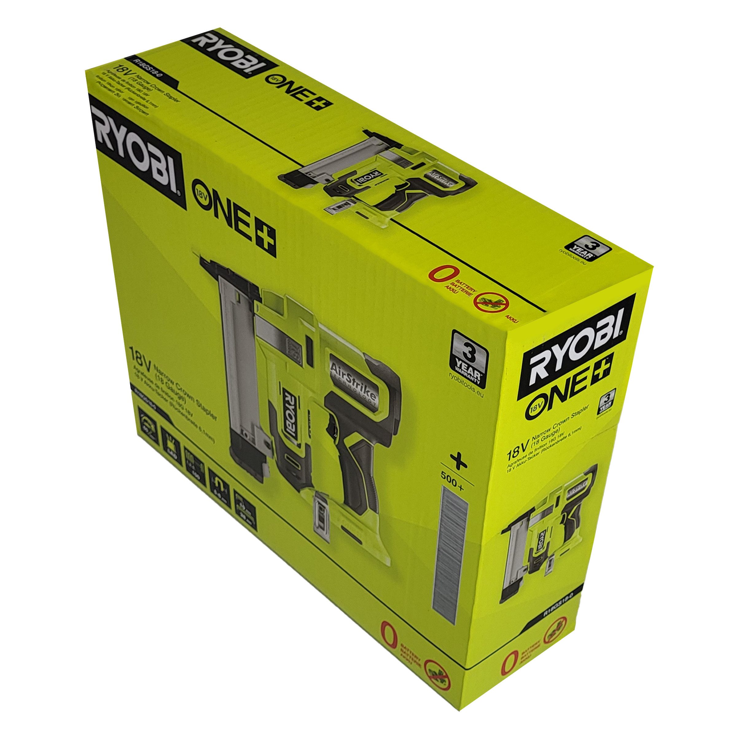 RYOBI Akku-Tacker Ryobi R18GS18-0 Akku-Heftgerät 18 V ONE+ (ohne Akku), (1 tlg)