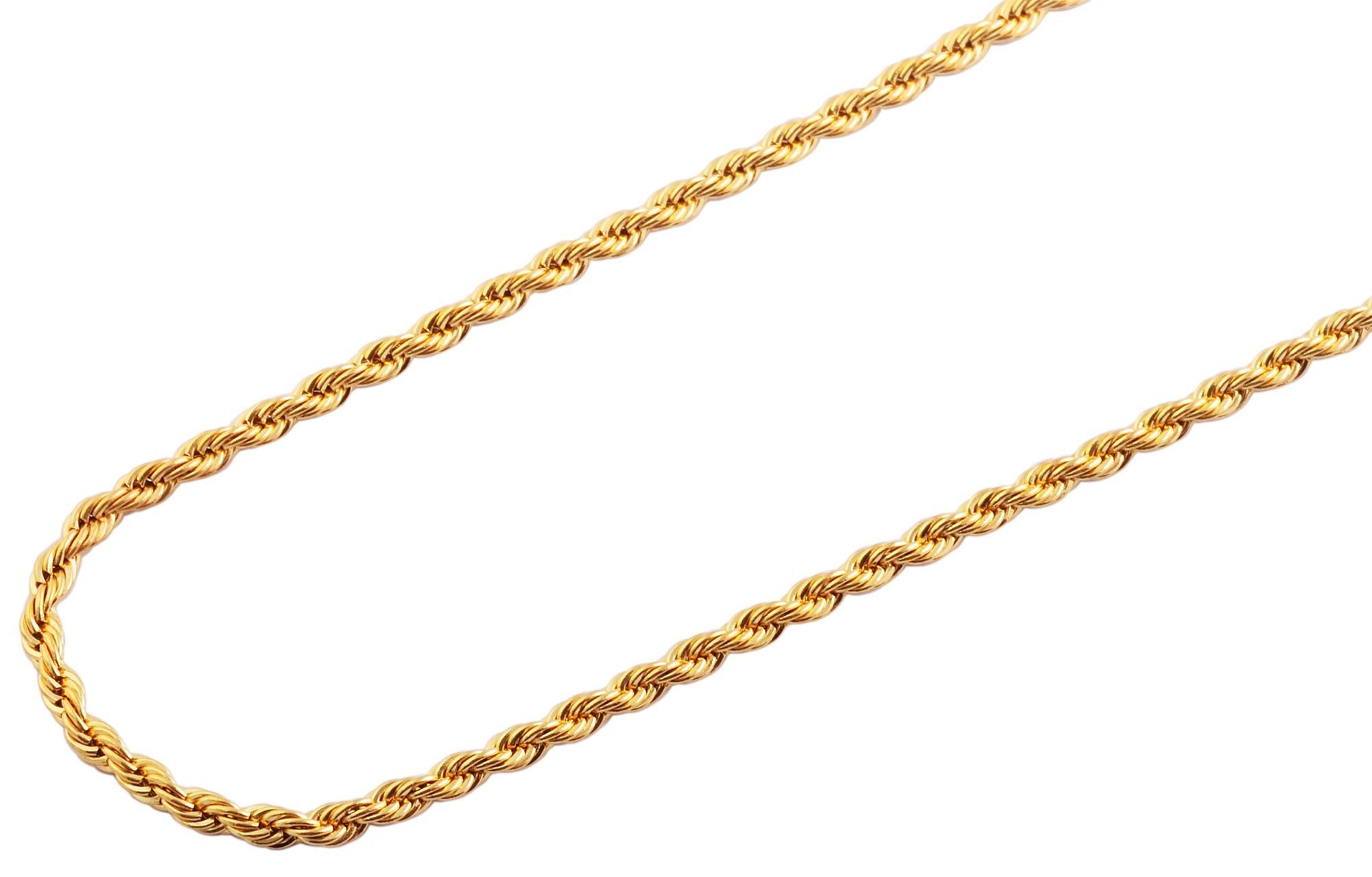 AKZENT Edelstahlkette Kelayne Kordelkette, Edelstahl, goldfarben, günstig online kaufen