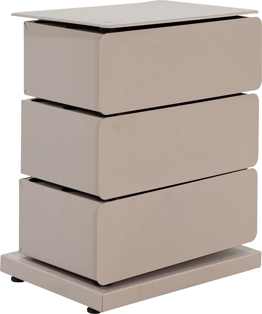 Spinder Design Kommode JOEY 3, Stahlschuhschrank und Aufbewahrungsschrank in 1