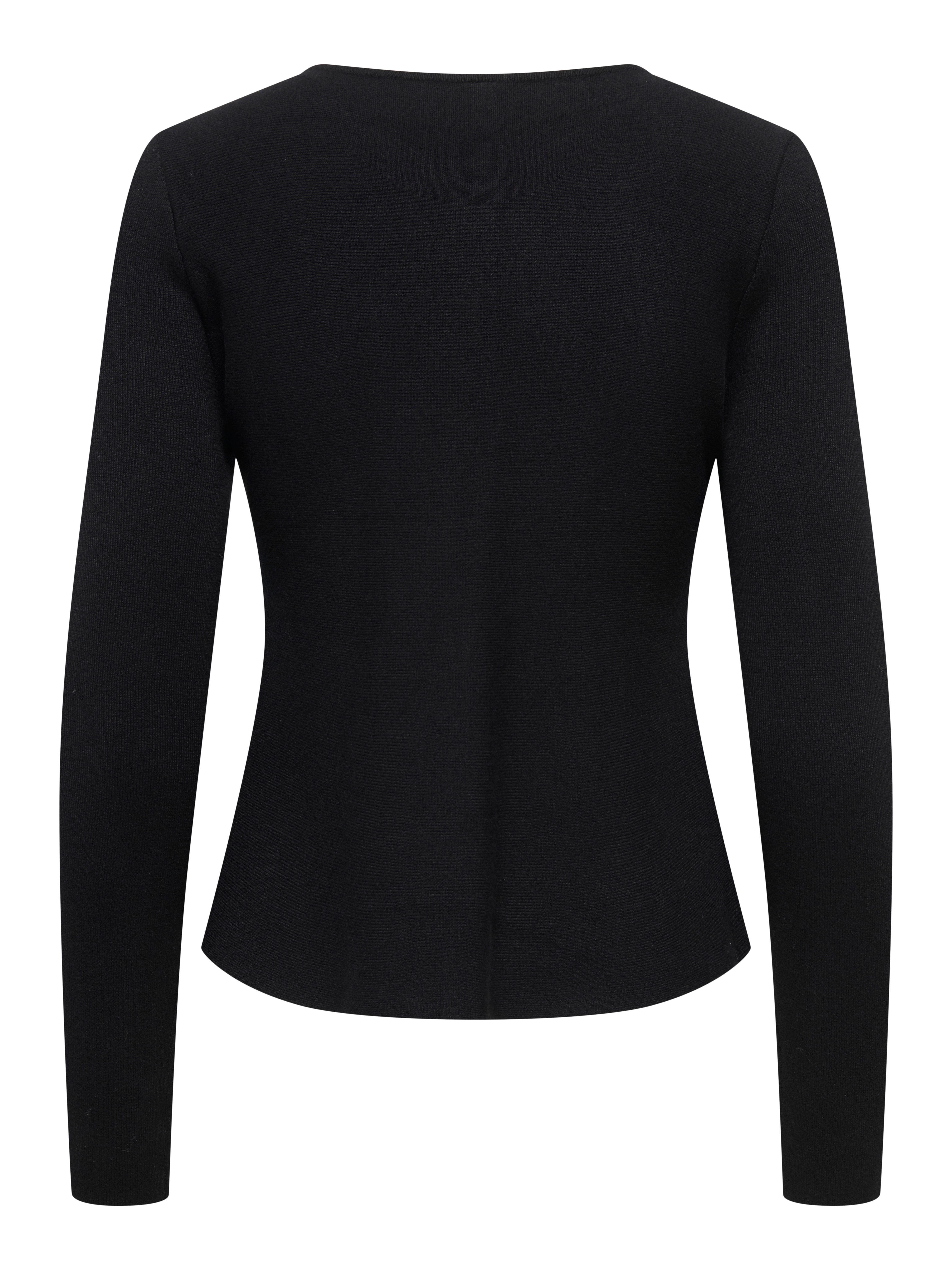 ONLY Strickjacke ONLMELLI LIFE LS ONECK BUT CARDI RP KNT