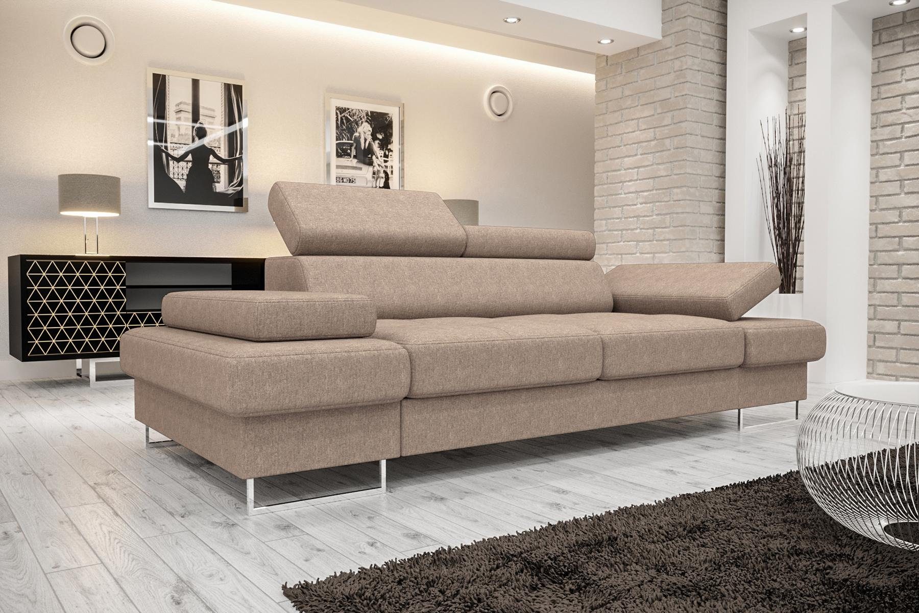 JVmoebel Sofa Design Sofa 3 Sitzer Multifunktion Couch Polster Schlafsofas günstig online kaufen