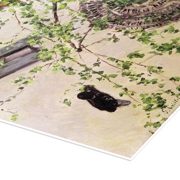 Posterlounge Poster Gustave Caillebotte, Boulevard von oben, Wohnzimmer Malerei