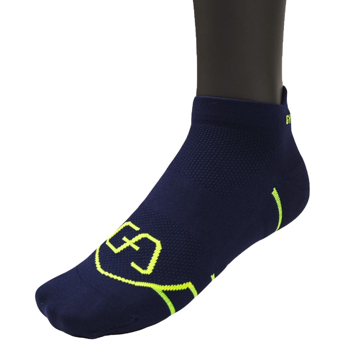 GYM AESTHETICS Funktionssocken Essential Ankle Compression Socks Kompression, stützend, für jede Sportart Navy
