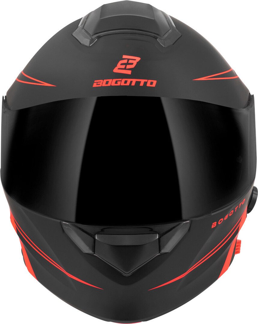 Bogotto Motorradhelm H271 BT Taog Bluetooth Klapphelm, integriertes Kommunikationssystem,integriertes Sonnenvisier