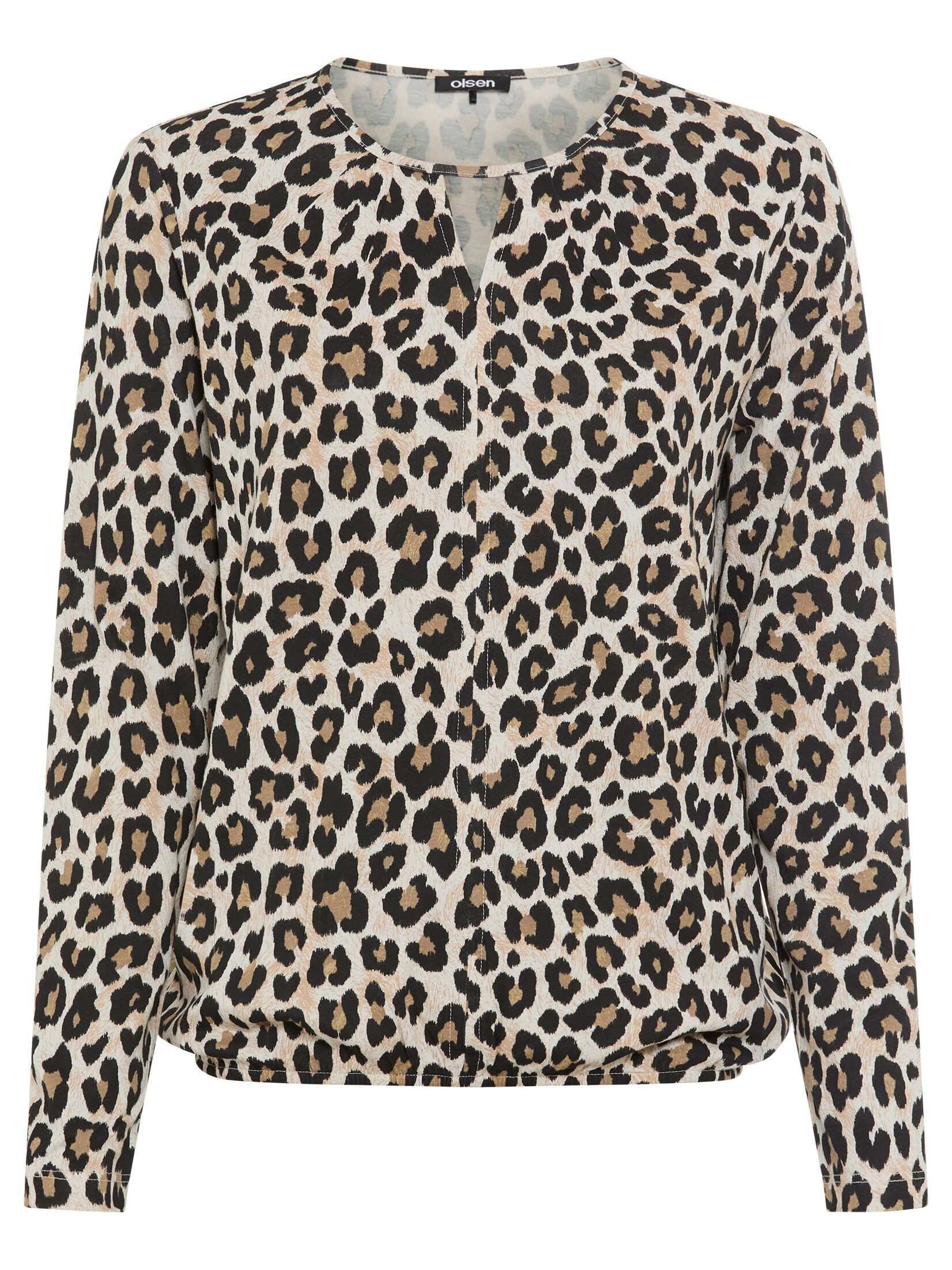 Olsen Langarmshirt (1-tlg) Leomuster nachhaltig günstig online kaufen