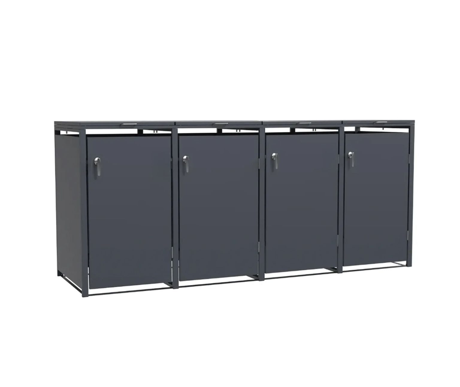 Mülltonnenbox HORI Mülltonnenbox Cleanman 4 Steel
