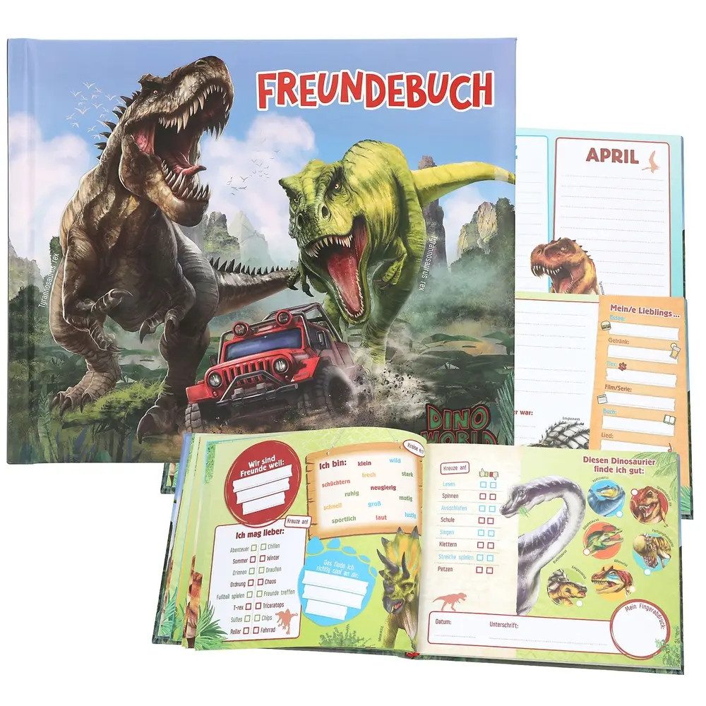 Depesche Posterkalender Dino World Freundebuch