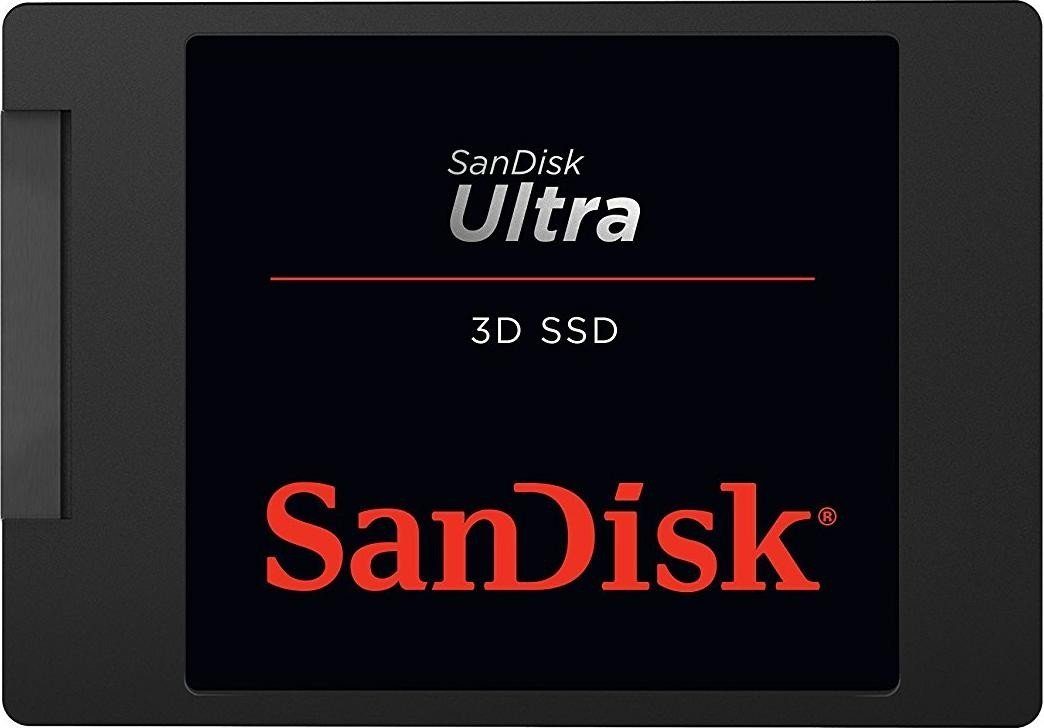 Sandisk Ultra 3D SSD interne SSD (500GB) 2,5"" 560 MB/S Lesegeschwindigkeit, 530 MB/S Schreibgeschwindigkeit