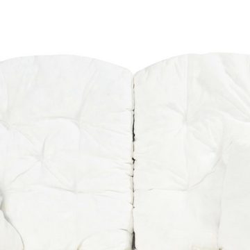 vidaXL Sofa 2-Sitzer-Sofa Grau Rattan Couch