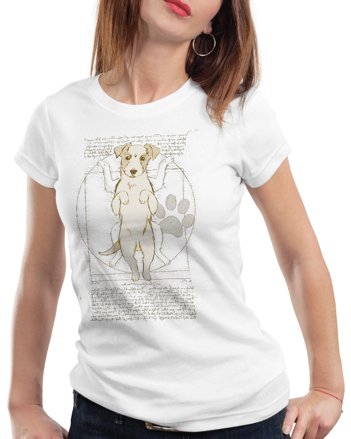 style3 T-Shirt Vitruvianischer Jack Russell hund terrier