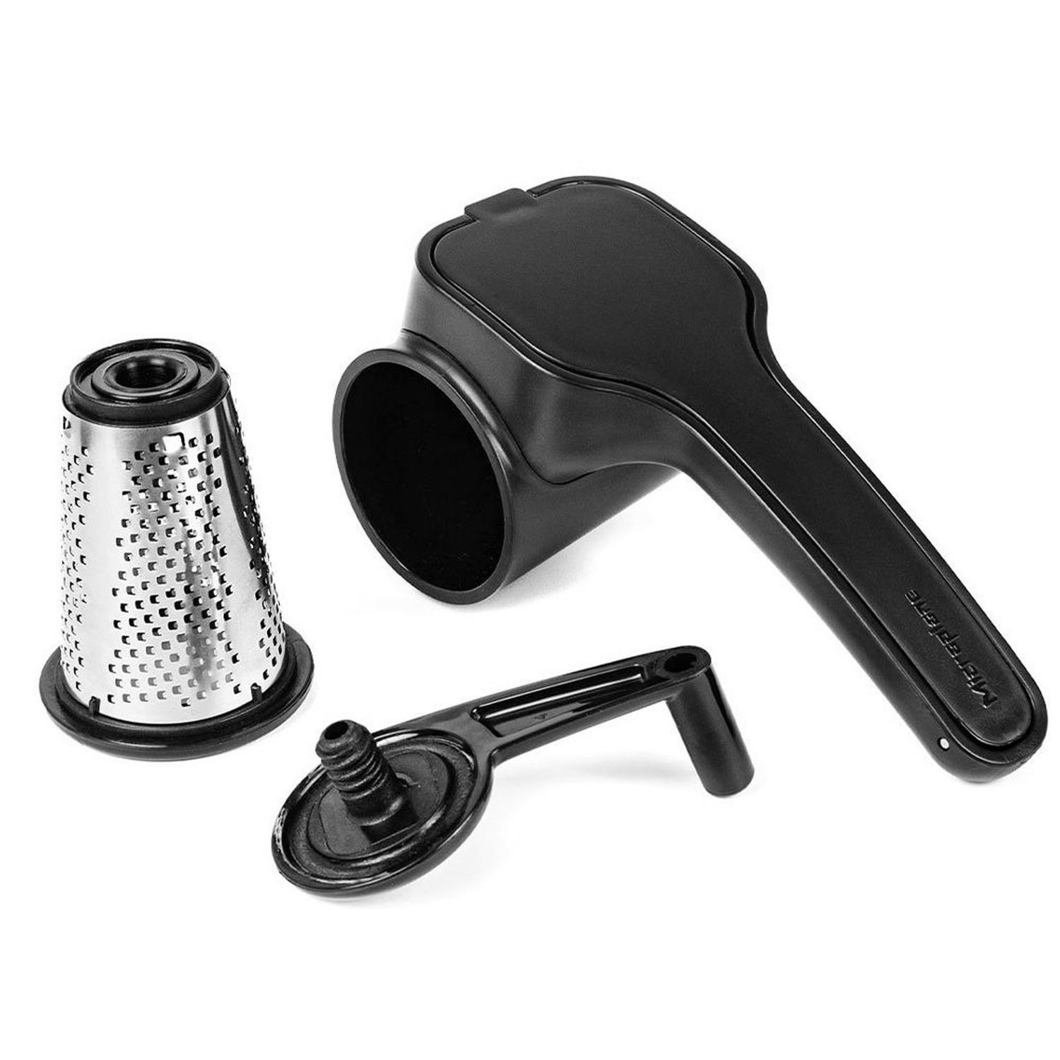 Microplane Küchenreibe Specialty Rotierend, Edelstahl, Kunststoff