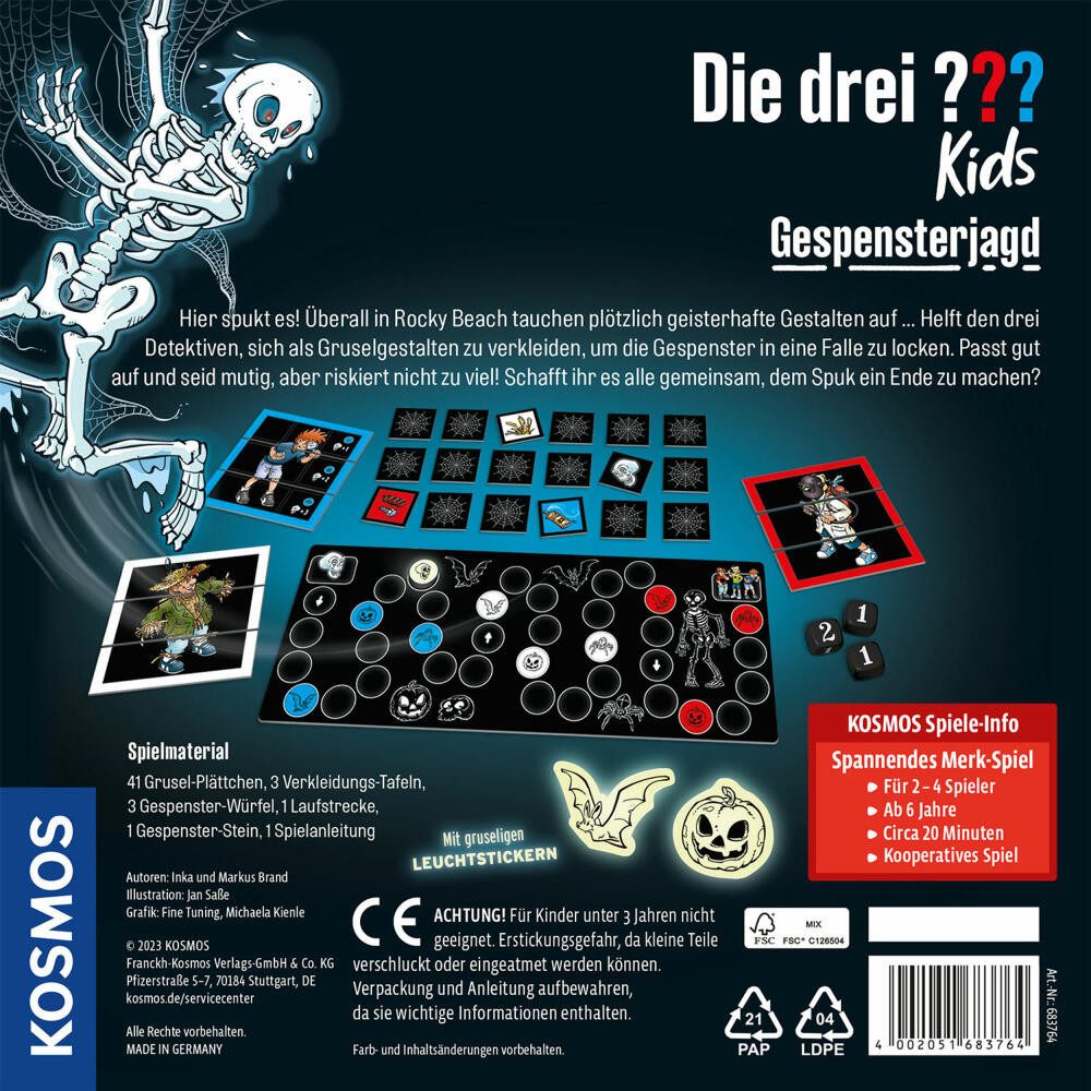 Kosmos Spiel Die drei ??? Kids Gespensterjagd