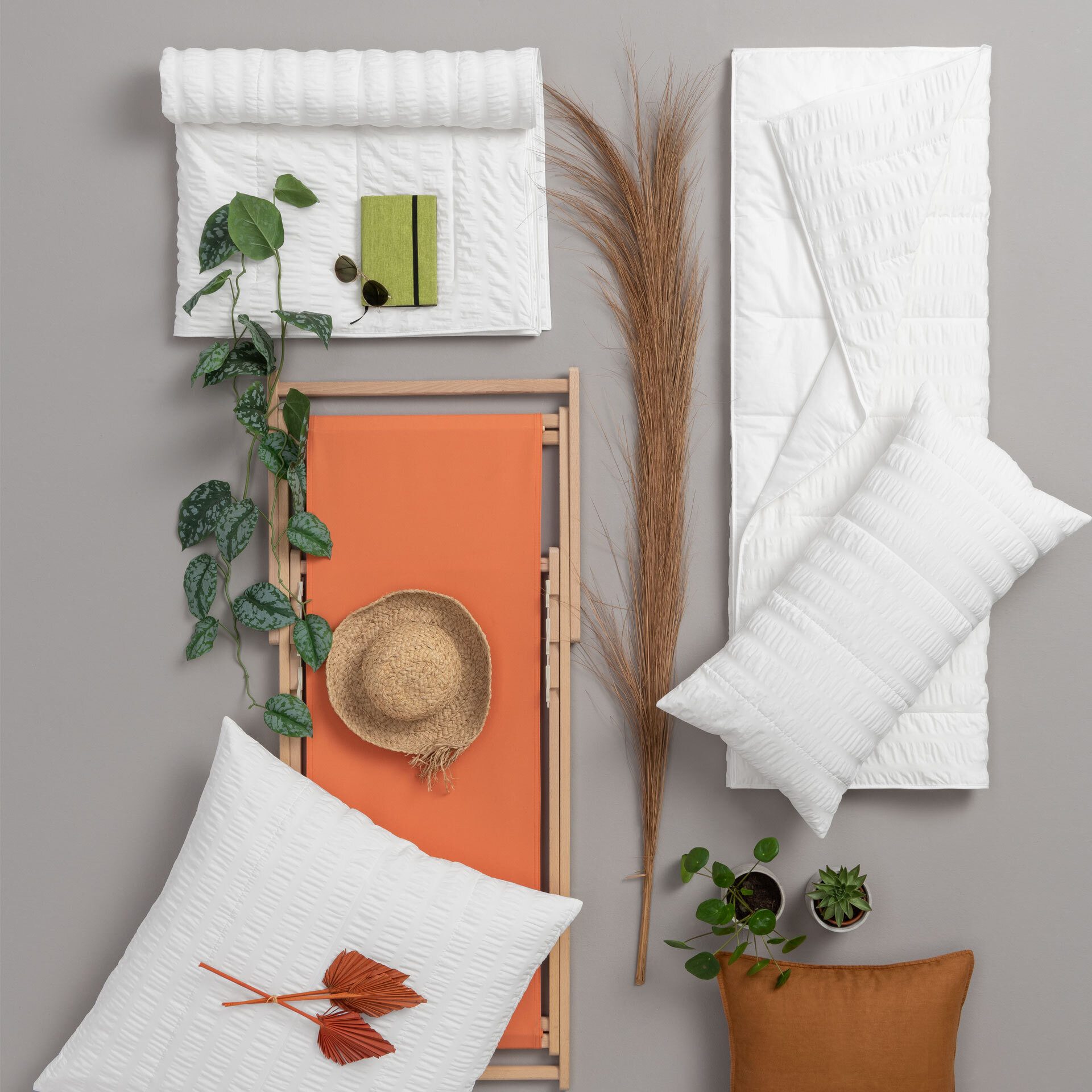 Centa-Star Microfaserbettdecke Structure Sommerdecke, Füllung: 100% günstig online kaufen
