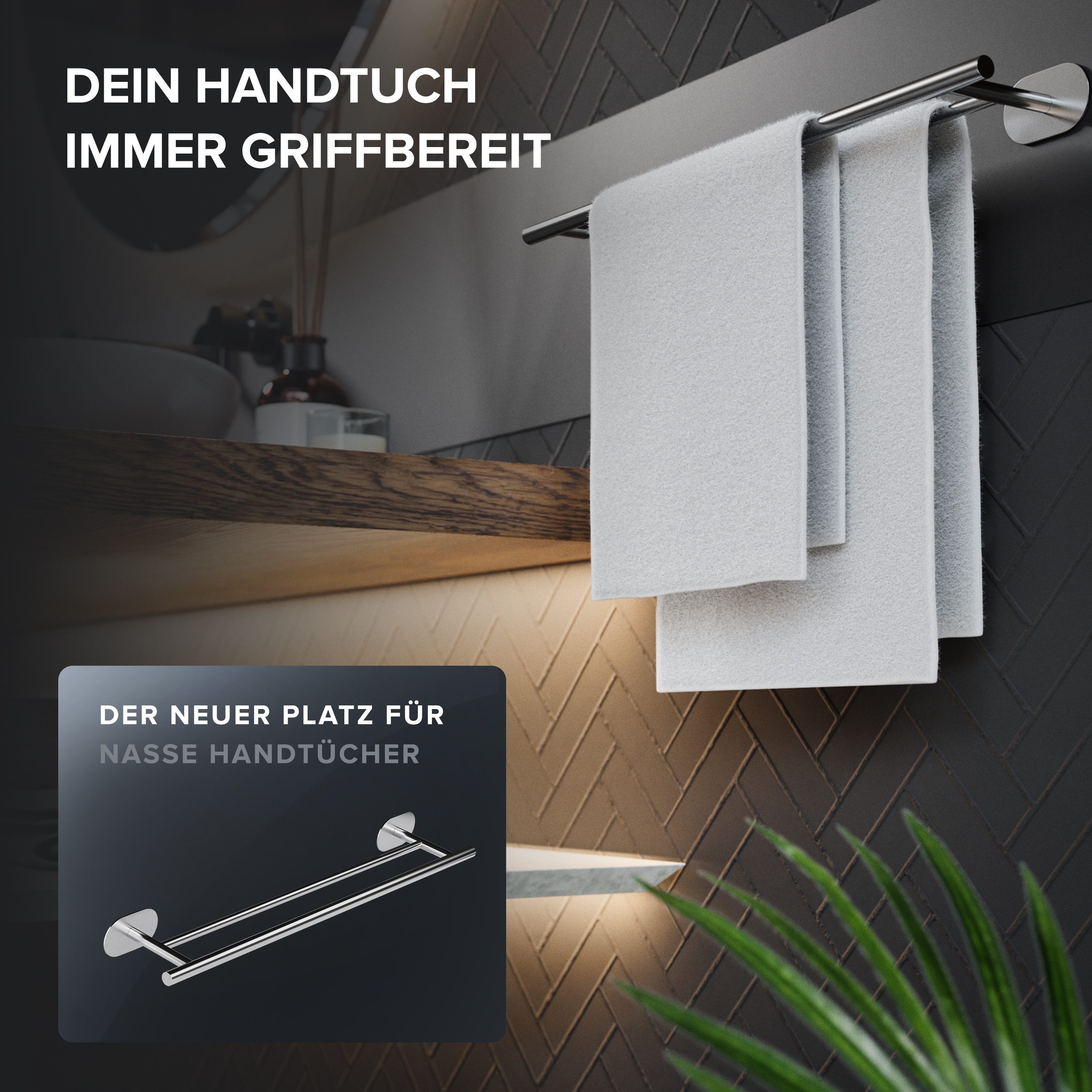 ovimar Handtuchstange Bago, aus Edelstahl in günstig online kaufen