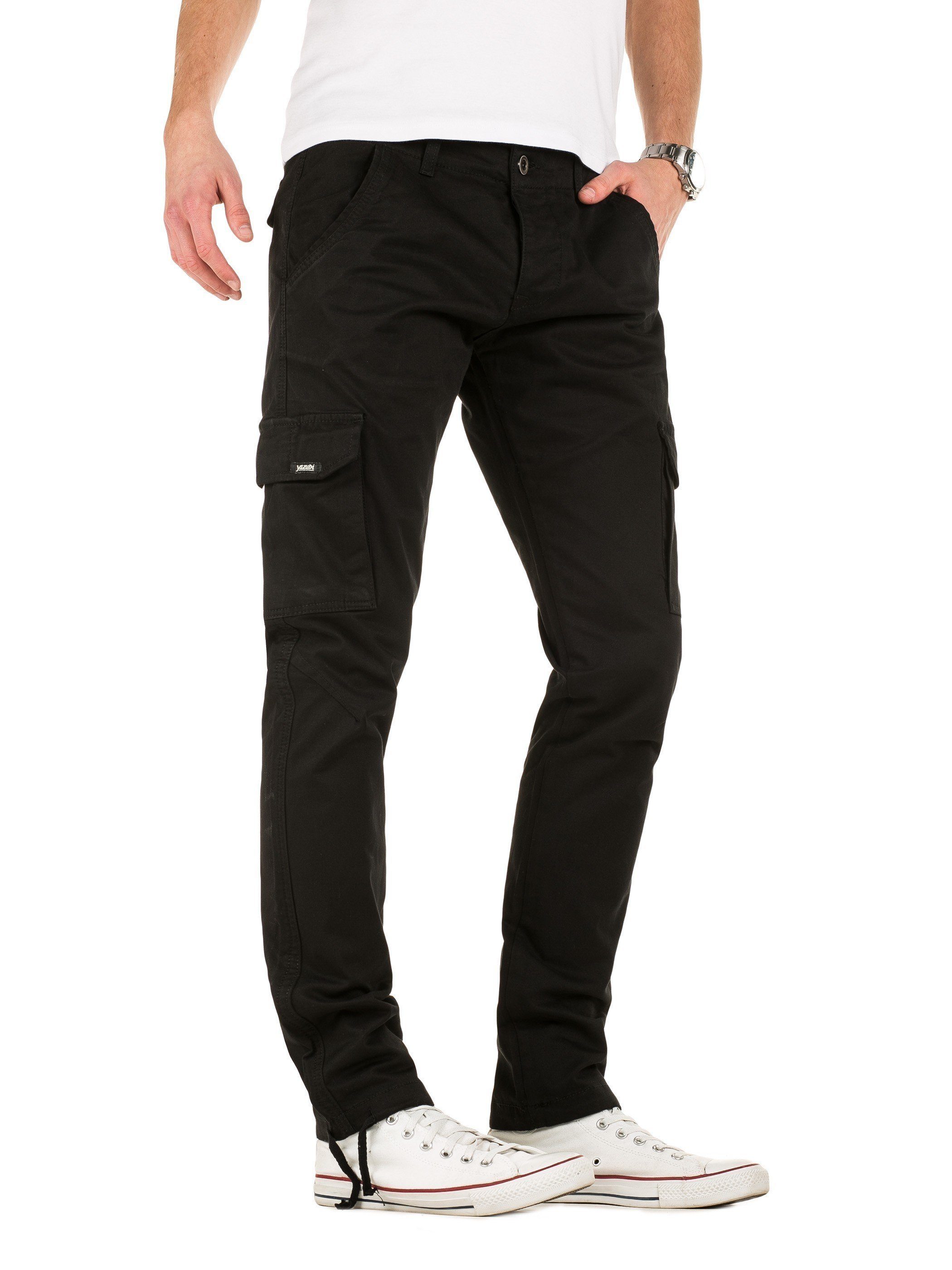 Yazubi Cargohose Cargo Pants Jan Herren Slim Fit Chinohose